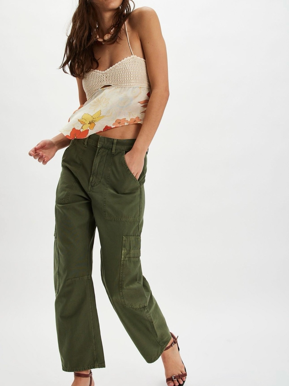 Citizens of Humanity Marcelle OliveCargo Utility Pants Size 29